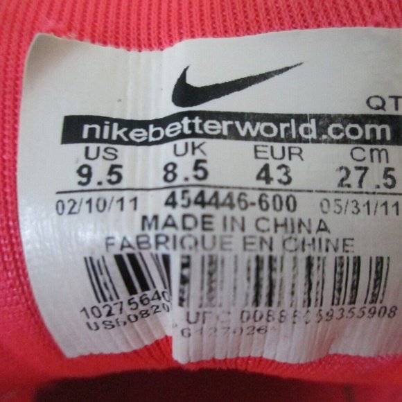 Nike Air Max 90 Hyperfuse Independence Day Solar Red Pink 454446-600 Mens US 9.5 - Picture 8 of 12